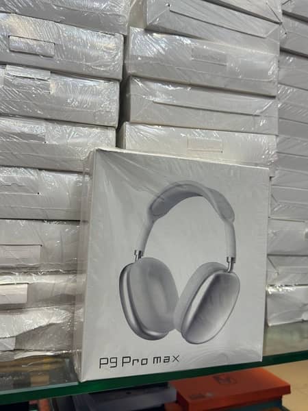 new p9 blutooth headphones box pack 10