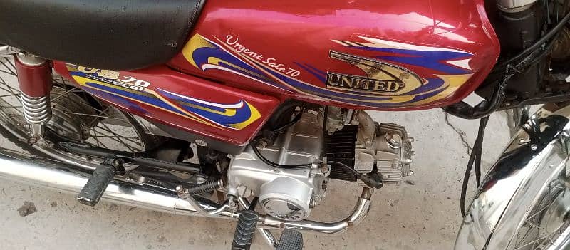 united 70 cc 10/10 condition urgent sale 9