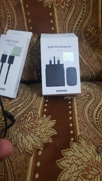 samsung s series 45 watt charger with box new 2