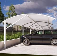 Car Parking Shades - Car Tensile Shades - Car porch shade - pool shed