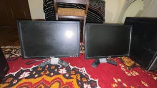 2 desktop pc for sale with monitors.