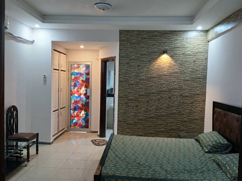 1 Bedroom Fully Furnished Flat In Qj Heights Safari Villas1 Phase1 Bahria Town 0