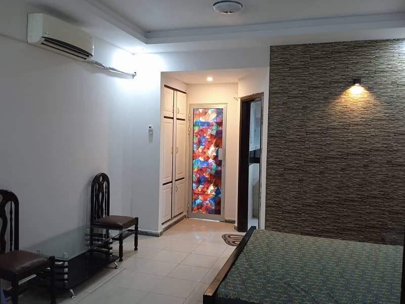 1 Bedroom Fully Furnished Flat In Qj Heights Safari Villas1 Phase1 Bahria Town 1