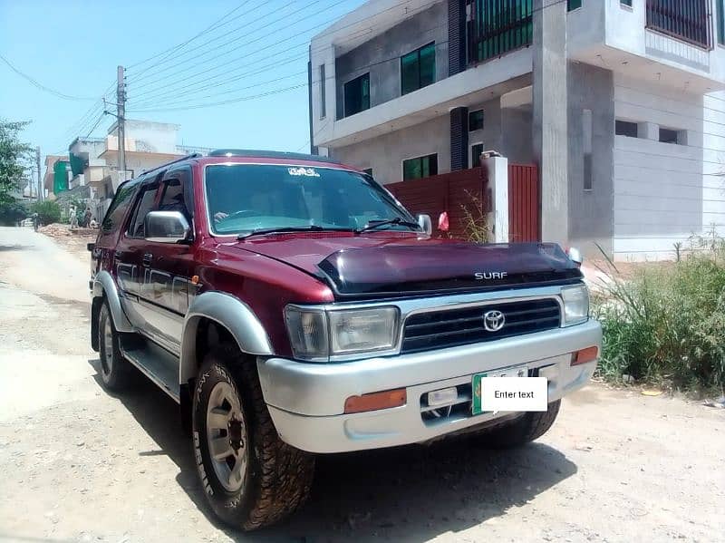 Toyota Surf SSRG 1992/14 Lahore number 2