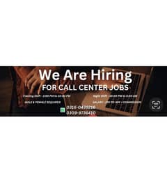 we are hiring agents for call center