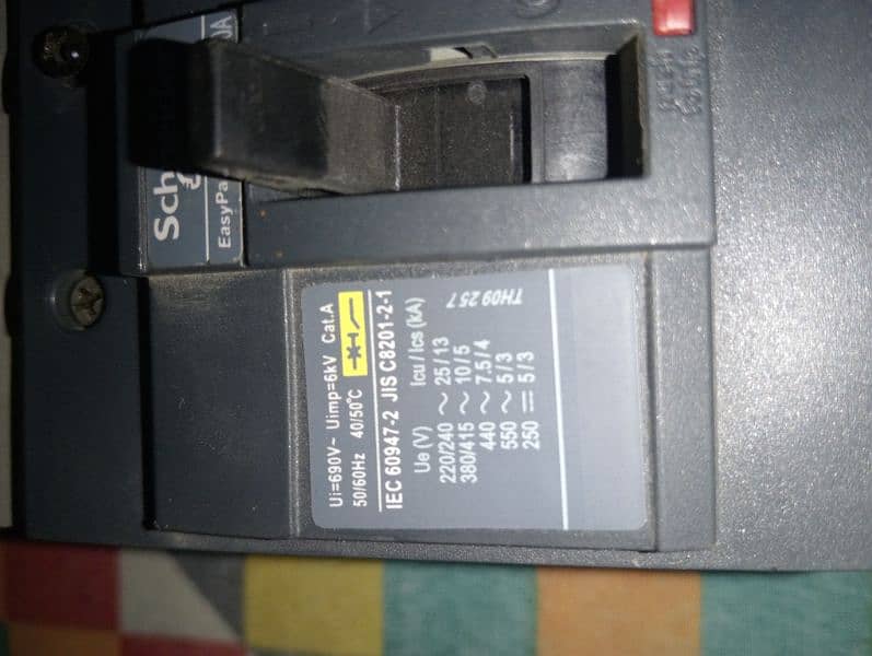 Schneider Electric AC Breaker 60 Amp 3 pole 4