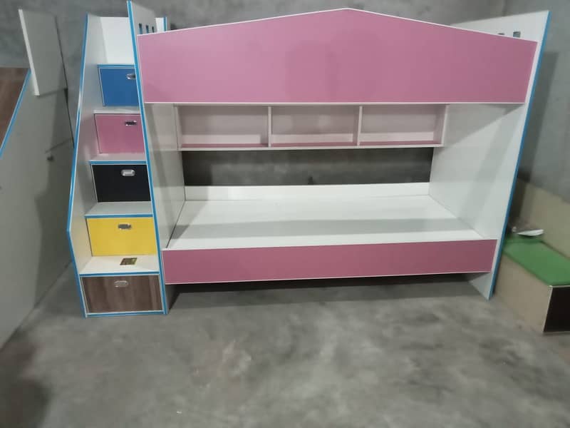 Bunk bed | Kid wooden bunker bed | kids bed | Double bed | Triple bed 14