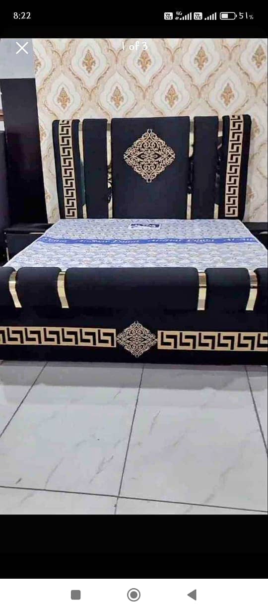 Bed set / king size bed / double bed / bed /poshish bed / brass bed 15