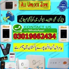 Zong Device Jazz Device Telenor Device Ufone device ufone blaze device