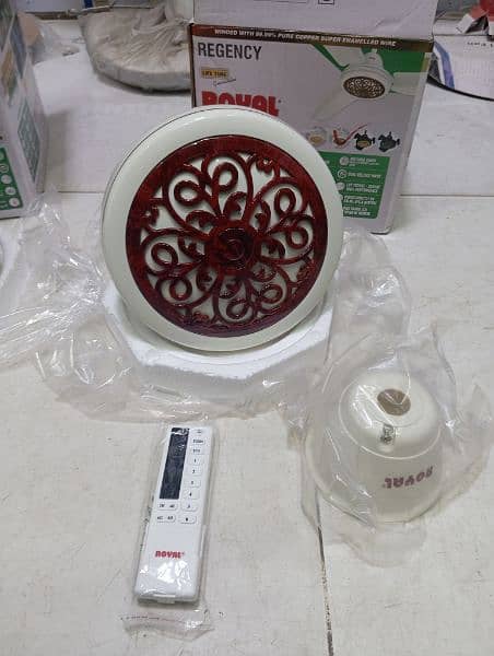 ROYAL FAN AC DC INVERTER CEILING FAN IN STOCK ONLY CALL 100%COPPER WIR 1