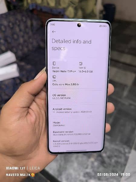 Redmi Note 13 pro plus 16+16/512 5G non pta 2