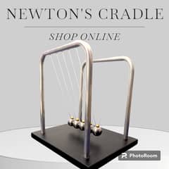 "Newton's Cradle Desk Toy – Perfect for Stress Relief & Office Decor!" 0