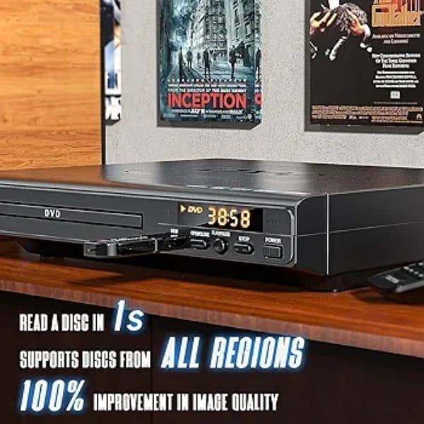 DVD Players for TV with HDMI, DVD Players That Play All Regions, 5