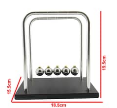 "Newton's Cradle – Classic Kinetic Desk Toy for Relaxation" 0