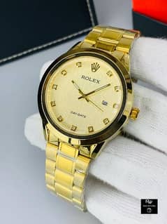 ROLEX DATE
STAINLESS STEEL CHAIN WATCH