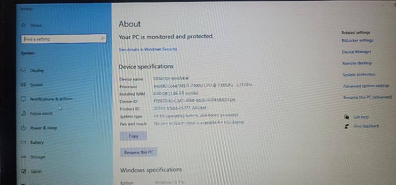 Dell Latitude 5490 i5 7th gen 1