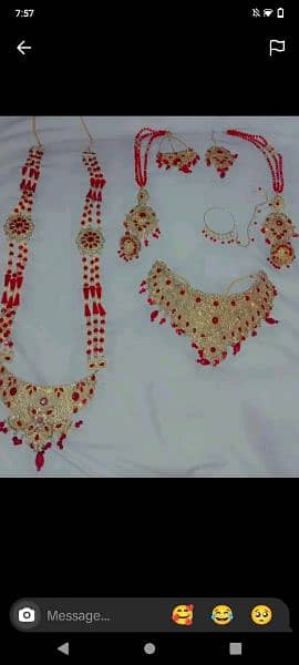 Artificial Bridal Jewelry Set 0