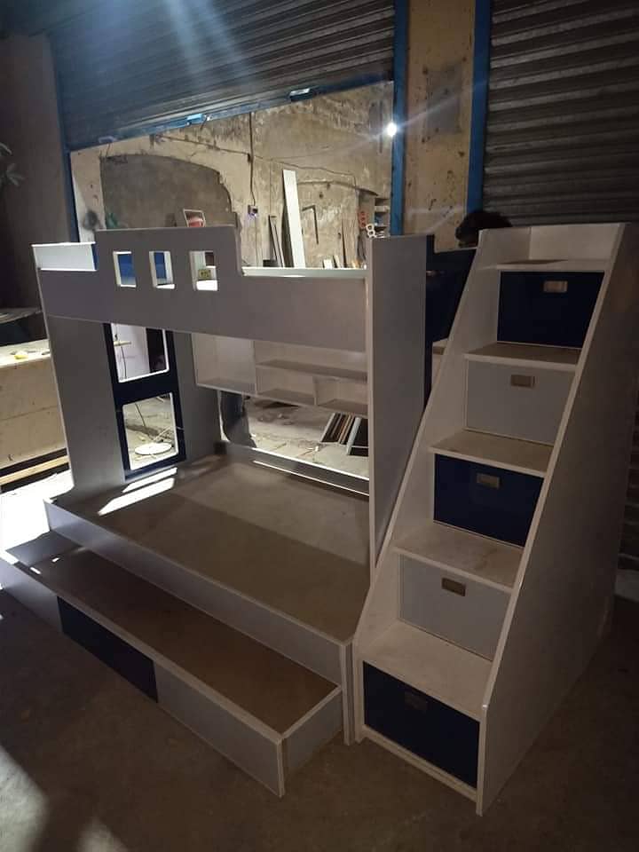 Bunk bed | Kid wooden bunker bed | kids bed | Double bed | Triple bed 15