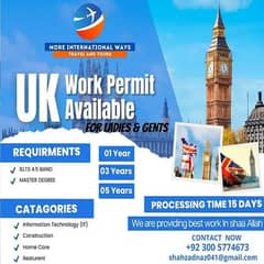 England work parmat available for female