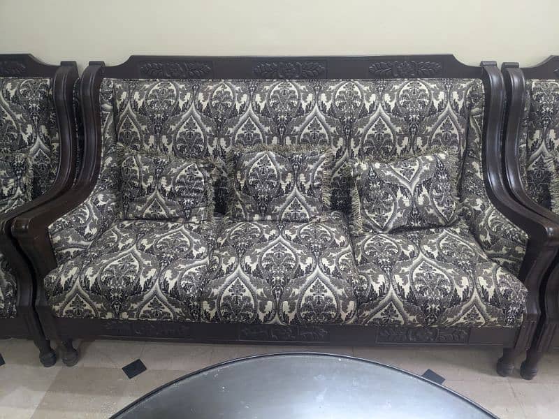 slightly used sofa set for sale. 4