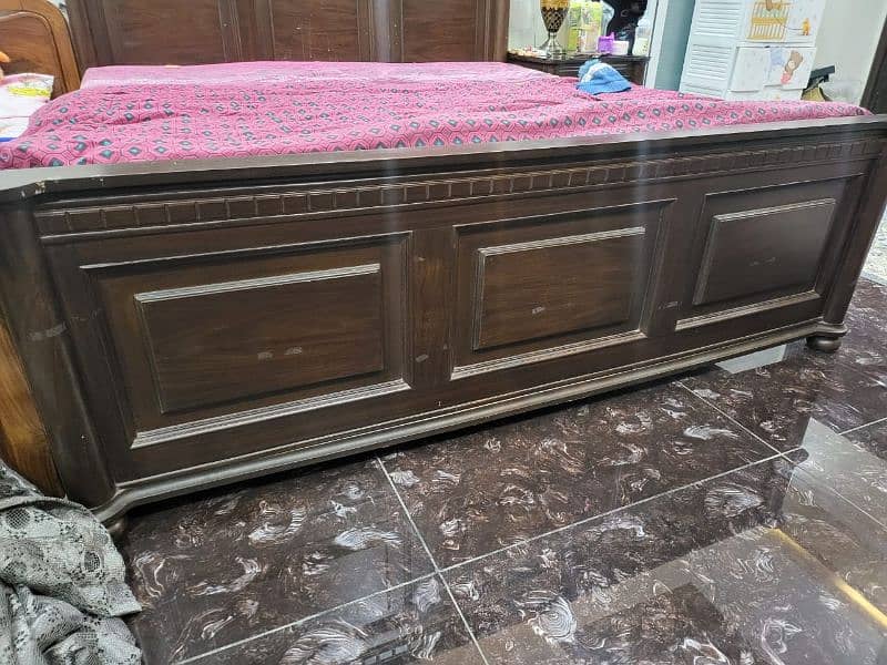 sheesham wood Bed Room Set available for Urgent Sale 7