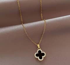 Black Pendant Necklace