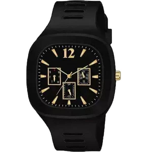 New Silicone Analogue Fashionable watch for man 1