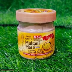 Multani Matti Mask With Husn-E-Yousaf Scrab 3 in 1 Mask