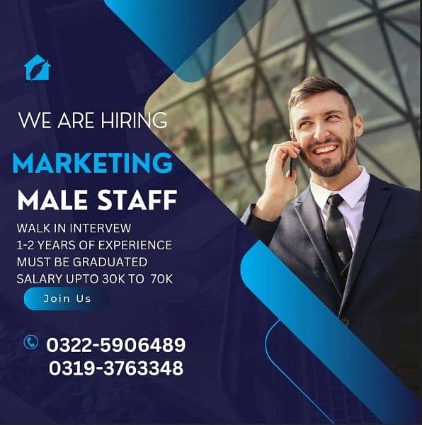 we are Hiring Marketing Staff for Our Office 0