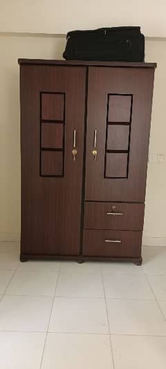 wooden wardrobe