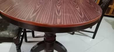 Dining table and chairs