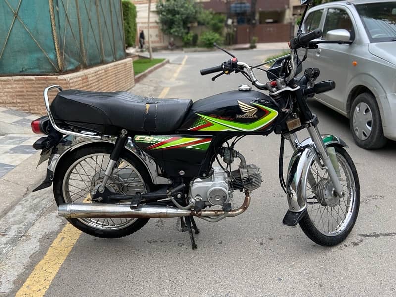 Honda CD 70 2019 color Black  For Sale 1