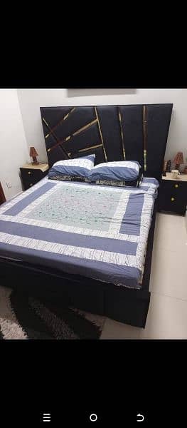 brand new king size bed and side tables 4