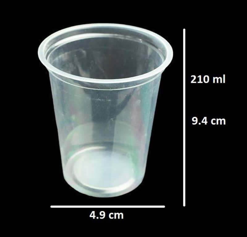 Disposable | Drinking Glasses | Cups Transparent Plastic -Pack of 2000 2