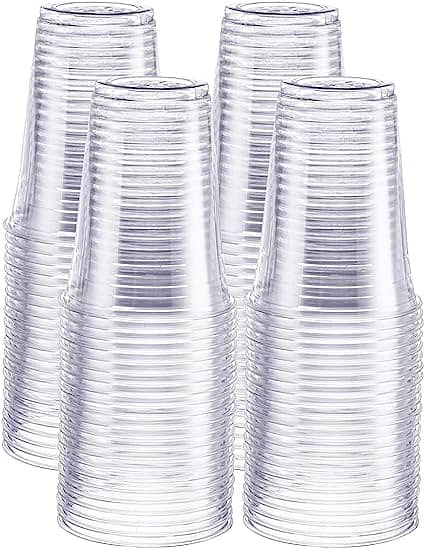 Disposable | Drinking Glasses | Cups Transparent Plastic -Pack of 2000 3