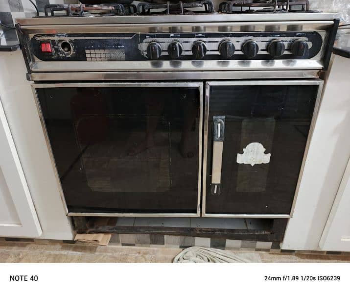 steel gas oven 0