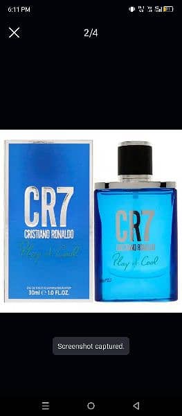 Cristiano Ronaldo 30ml Play it Cool Fragrance Original 1