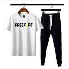 2 pcs man plain track suit free fire