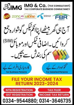 INCOME TAX RETURNS FILING & CONSATANCY