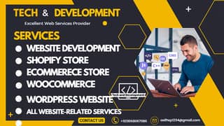 Website Development, Ecommerce / Shopify Store Developemnt, Wordpress