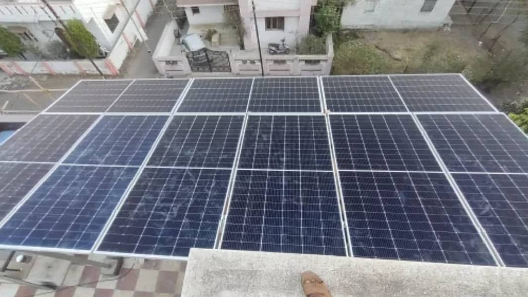 Solar Panel|Solar Inverter|iron frame|solar system|Solar|installation 11