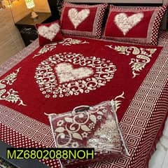 4pc Velvet Jacquard Bedsheet