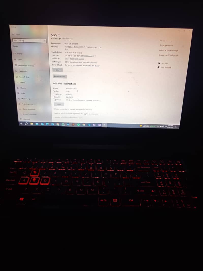 Acer aspire vx 15 i5 7 gen 3