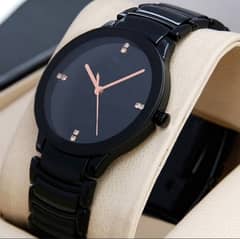 Black Classic Luxury Watch for Men /Boys Stylish Stainless Steel watch