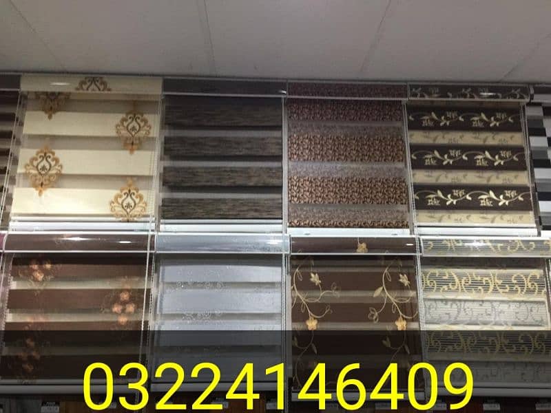 Wooden, Roller , Zebra Window Blind with price range. 4