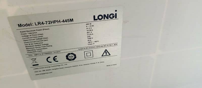 longi 450wats 1