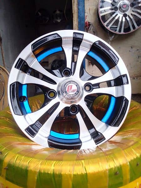 BRAND NEW ALLOY RIMS FOR SUZUKI MEHRAN AND HIROOF 1