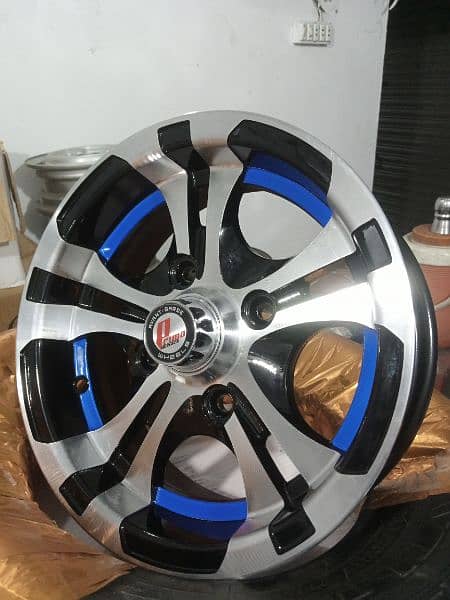 BRAND NEW ALLOY RIMS FOR SUZUKI MEHRAN AND HIROOF 5