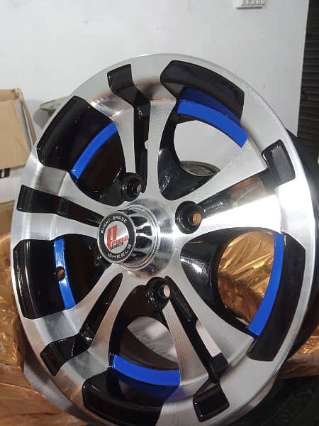 BRAND NEW ALLOY RIMS FOR SUZUKI MEHRAN AND HIROOF 7