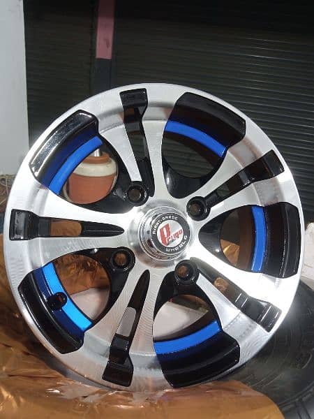 BRAND NEW ALLOY RIMS FOR SUZUKI MEHRAN AND HIROOF 9